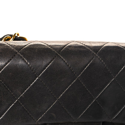 Chanel Lambskin Quilted Mini Square Flap Dark Brown 13 of 16