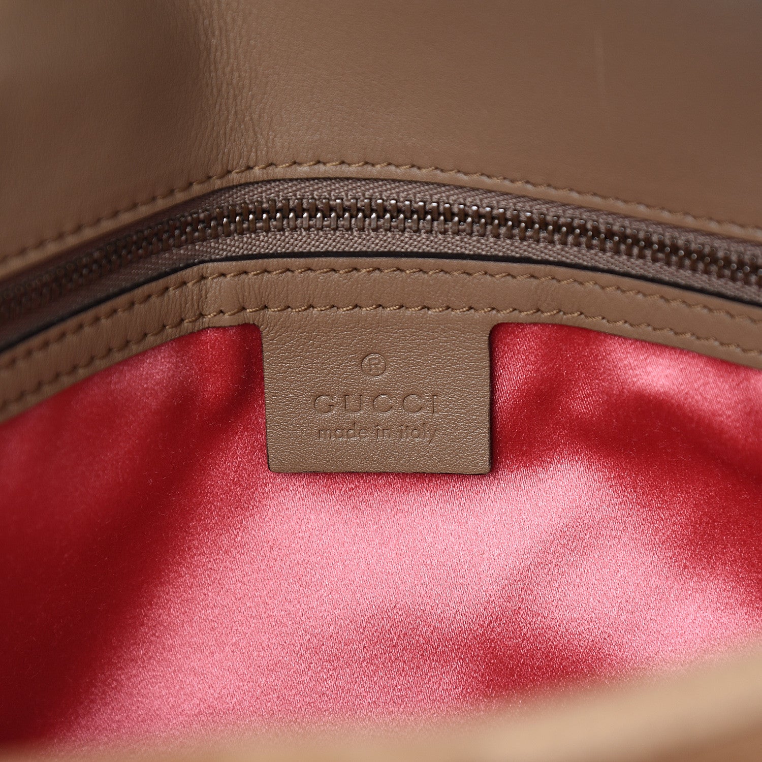 Gucci Velvet Matelasse Medium GG Marmont Shoulder Bag Taupe 5 of 9