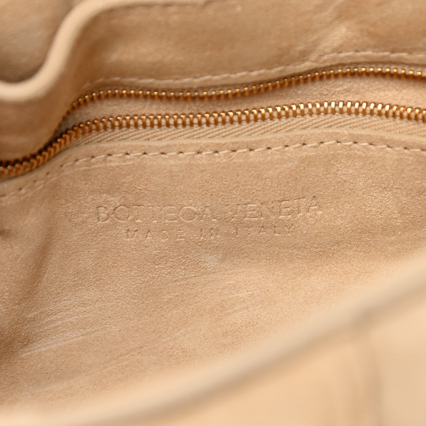 Suede Calfskin Maxi Intrecciato Padded Cassette Crossbody Bag Sand
