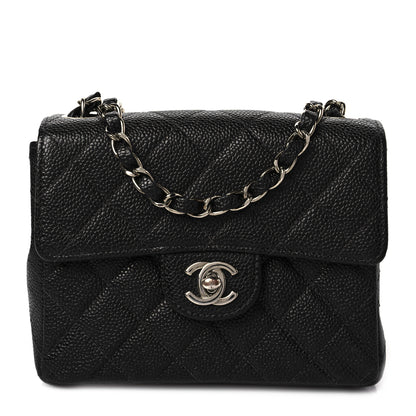 Chanel Caviar Quilted Mini Square Flap Black 1 of 8