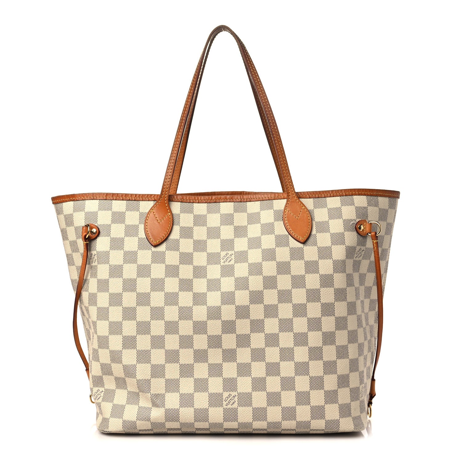 Louis Vuitton Damier Azur Neo Neverfull MM Rose Ballerine 3 of 9