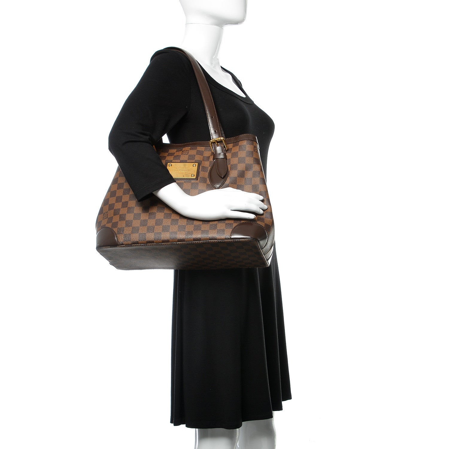 Louis Vuitton Damier Ebene Hampstead MM 2 of 10