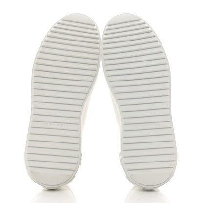 Louis Vuitton Lambskin Monogram Time Out Sneakers 39 White 5 of 10