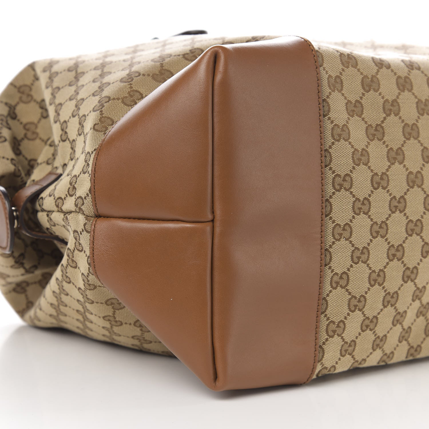 Gucci Monogram Carry-On Duffle Bag Brown 7 of 9