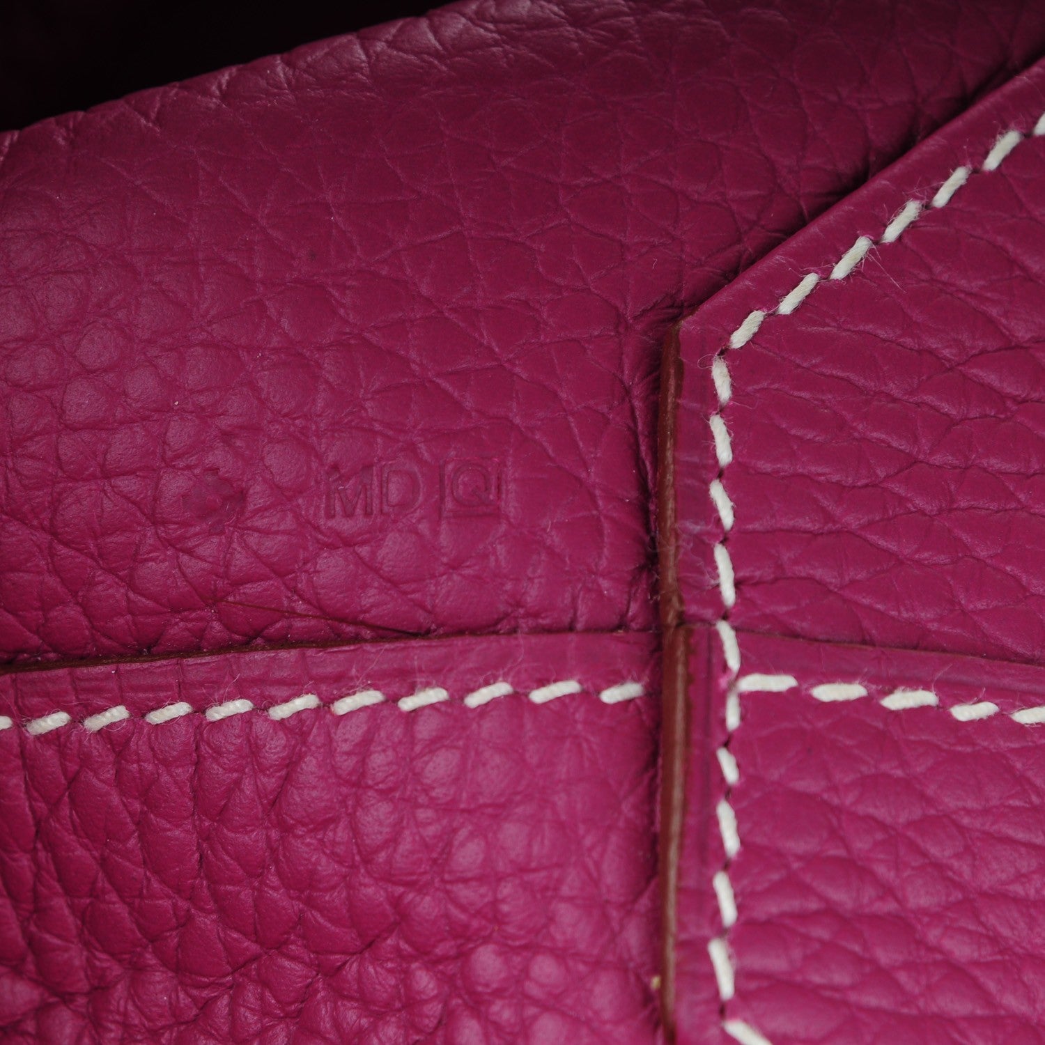 Hermes Taurillon Clemence Double Sens 45 Reversible Tote Marron Tosca 6 of 7