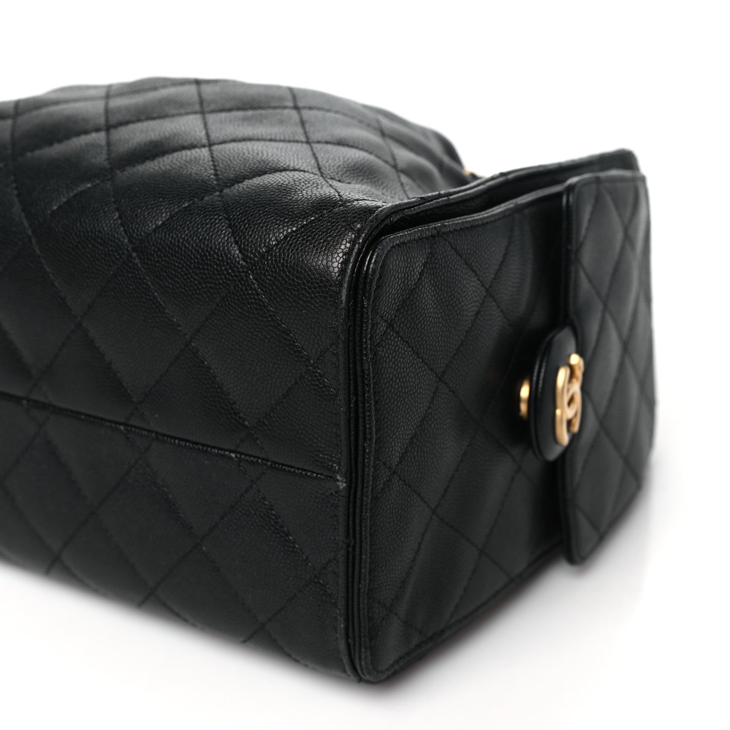 Caviar Quilted Small Chanel 25 Handbag Black