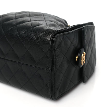 Chanel Caviar Quilted Small Chanel 25 Handbag Black 10 of 10