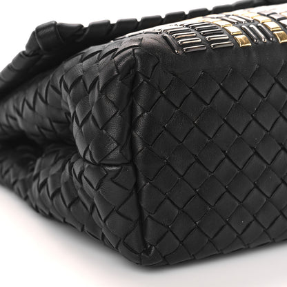 Bottega Veneta Nappa Intrecciato Small Tower Olimpia Bag Black 7 of 8