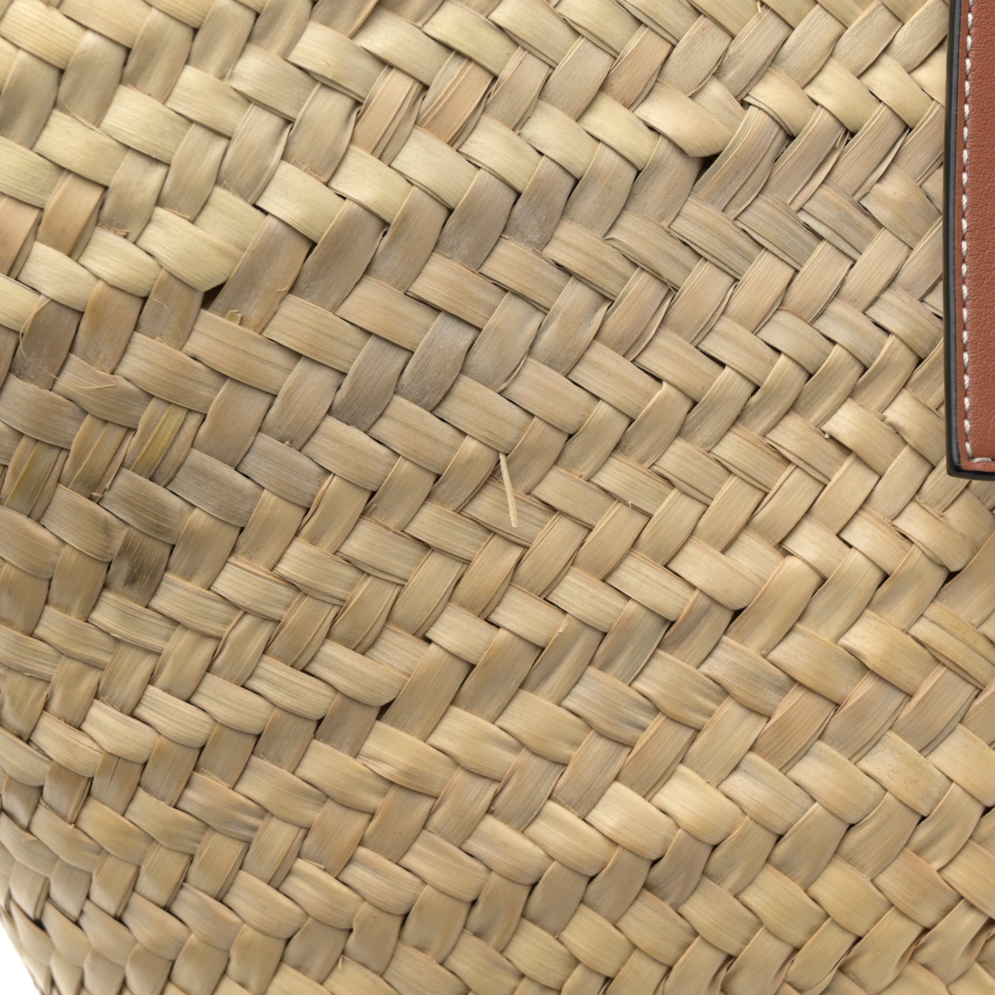 Raffia Large Basket Tote Bag Natural Tan
