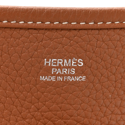 Hermes Taurillon Clemence Evelyne III GM Gold 6 of 10