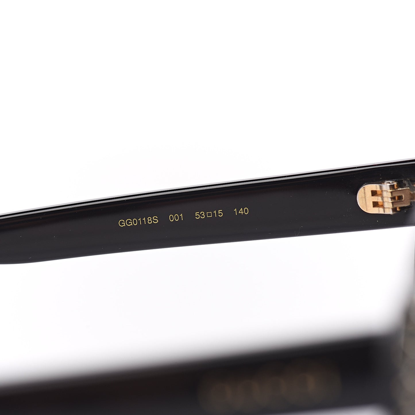 Crystal Cat Eye GG0118S Sunglasses Black