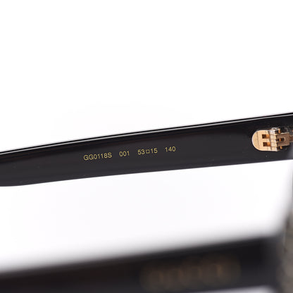 Gucci Crystal Cat Eye GG0118S Sunglasses Black 5 of 7
