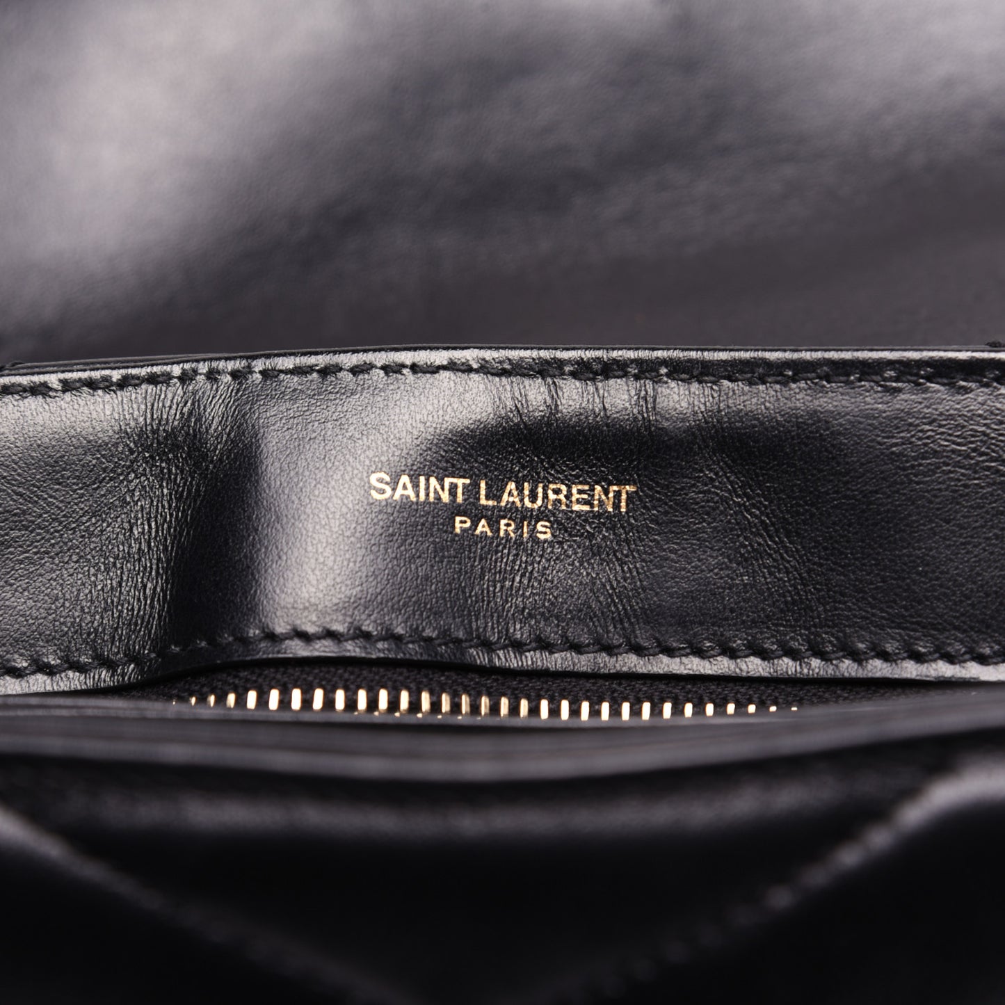 Calfskin Y Quilted Monogram Toy Loulou Crossbody Bag Black