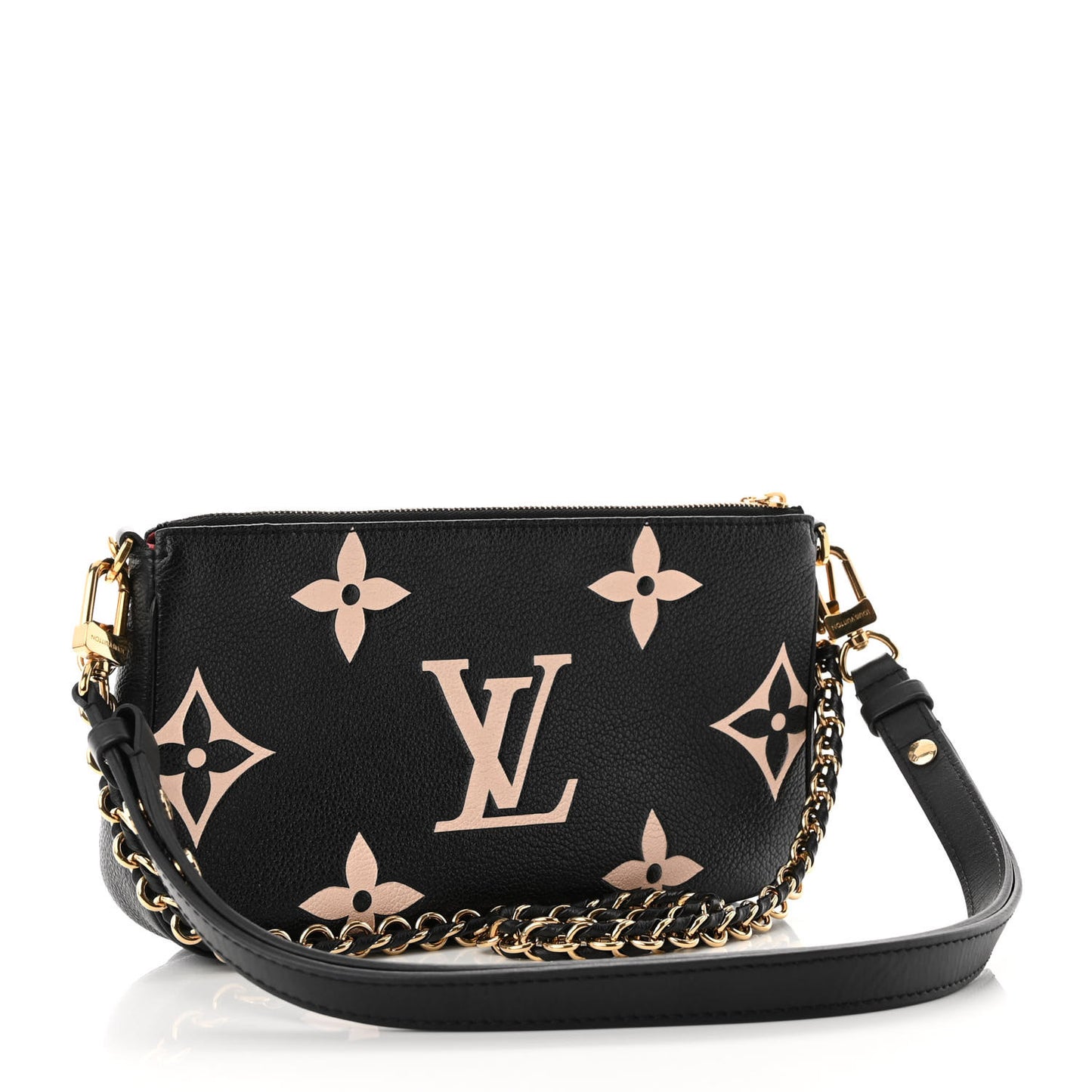 Empreinte Monogram Giant Multi Pochette Accessories Black Beige
