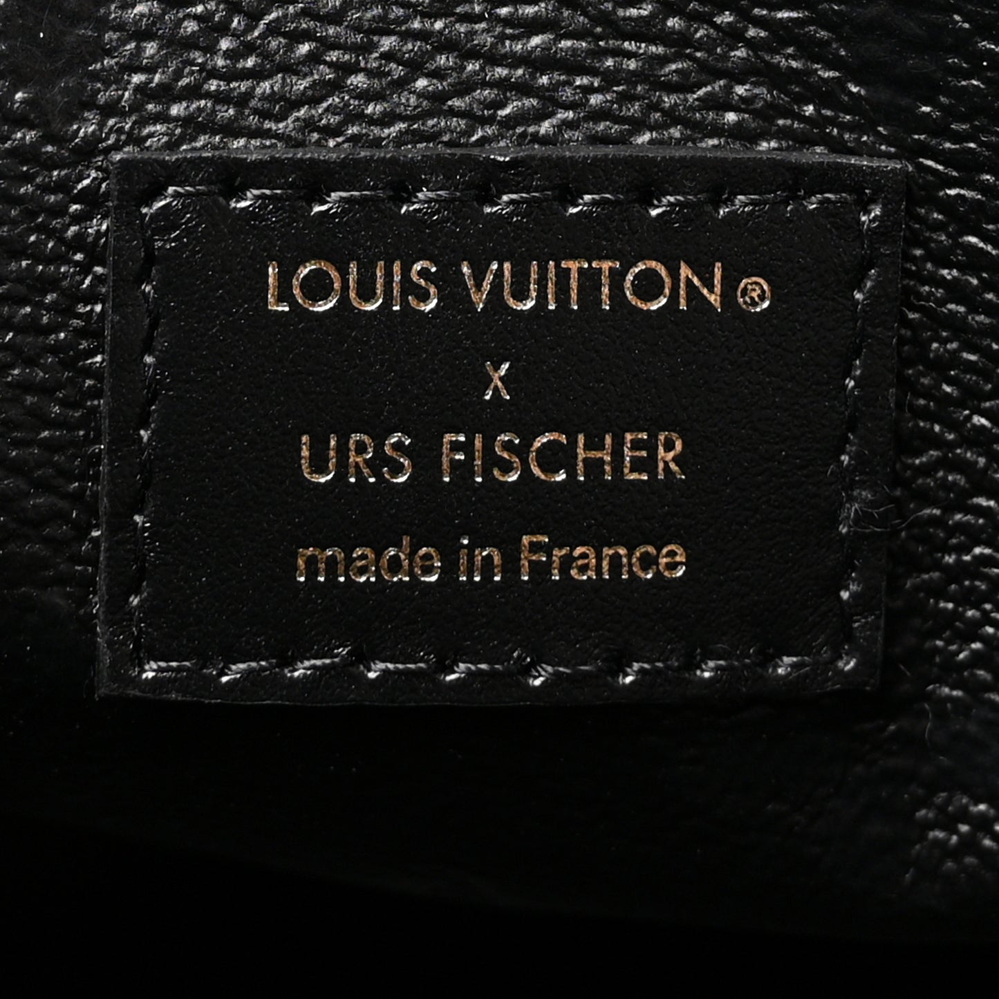 X UF Tufted Monogram Keepall Bandouliere 45 Black Red