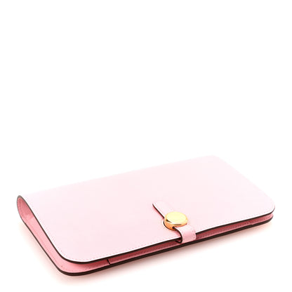 Hermes Swift Dogon Duo Wallet Rose Sakura 5 of 8