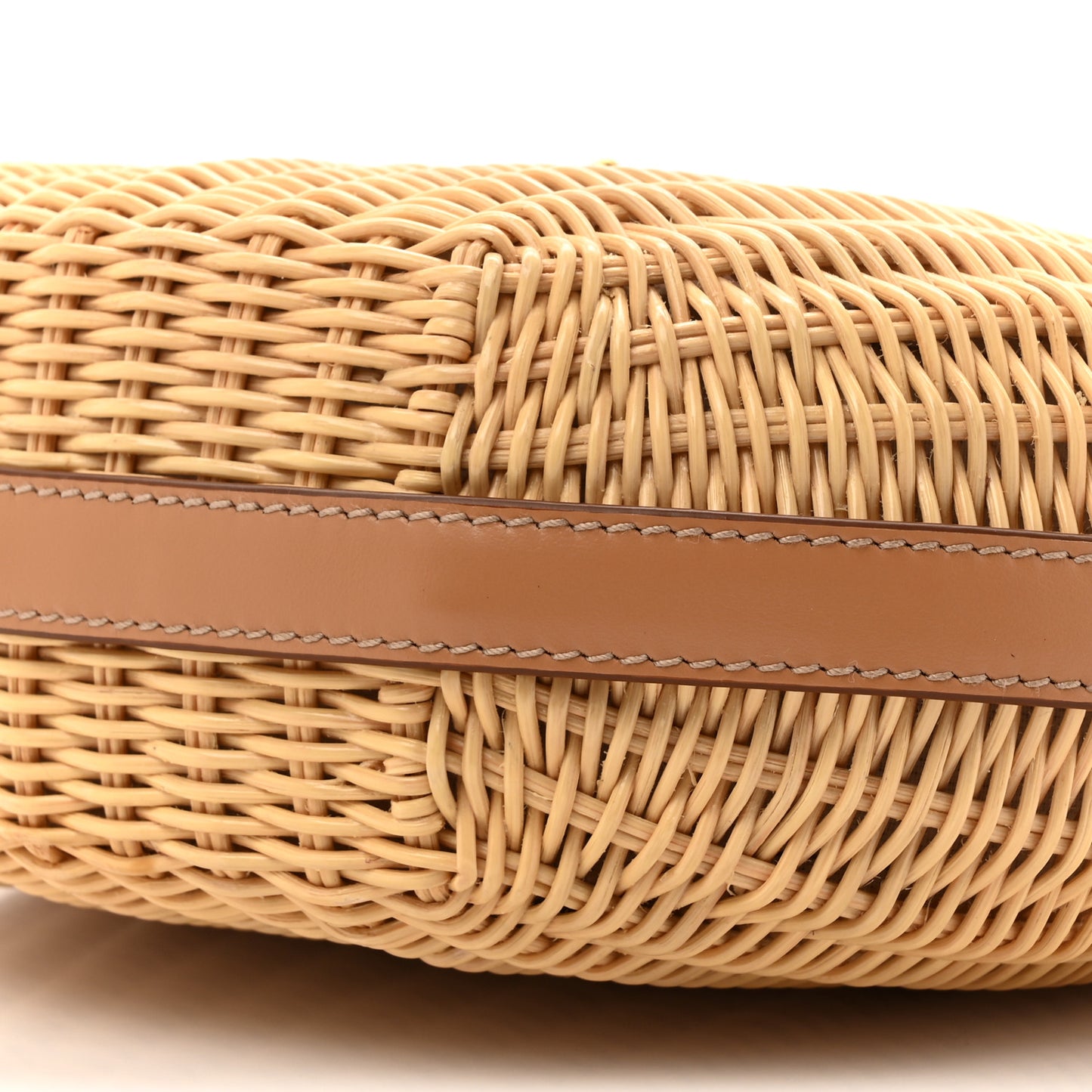 Wicker Arque Shoulder Bag Natural
