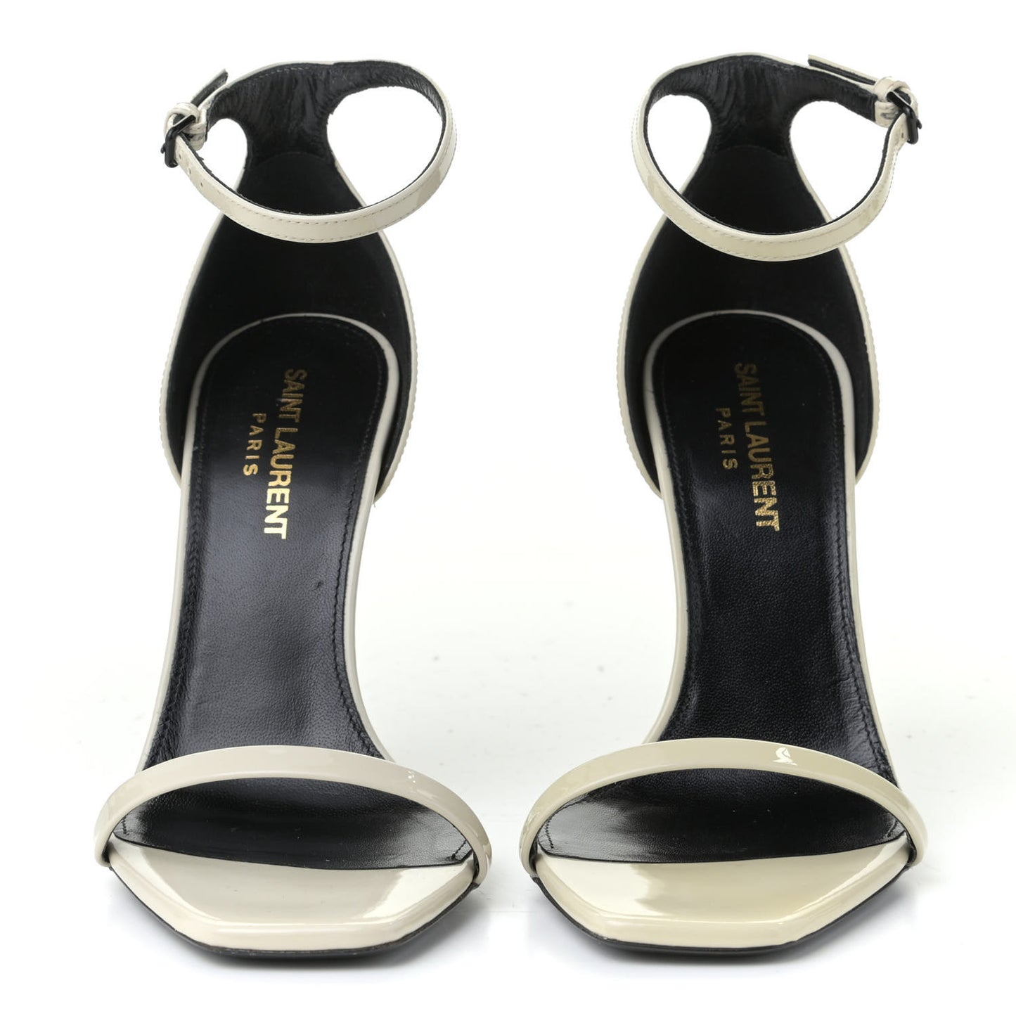 Patent Calfskin Opyum 110 Sandals 42 Neutro