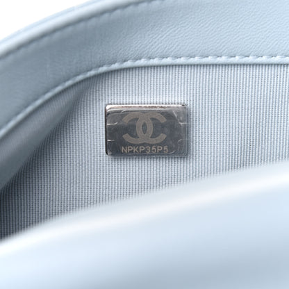 Chanel Lambskin Quilted Mini My Perfect Flap Light Blue 6 of 10