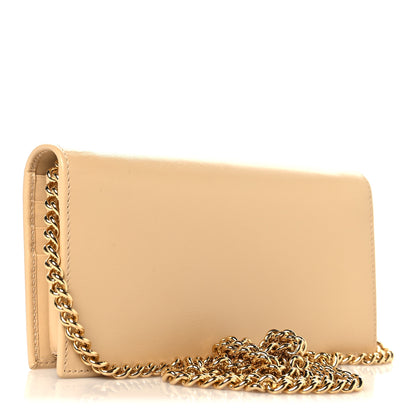Gucci Boarded Plutone Calfskin Horsebit 1955 Wallet On Chain Bubble Tea 3 of 11