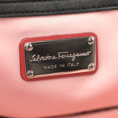 Salvatore Ferragamo Shiny Canvas Quilted Gelly Bag Black 6 of 13