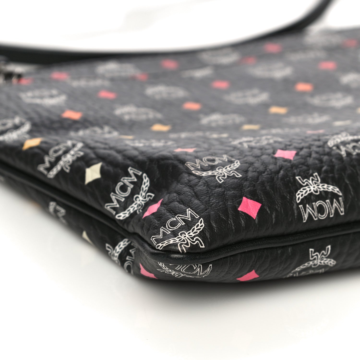 MCM Skyoptic Visetos Crossbody Pouch Spectrum Diamond Black 10 of 15