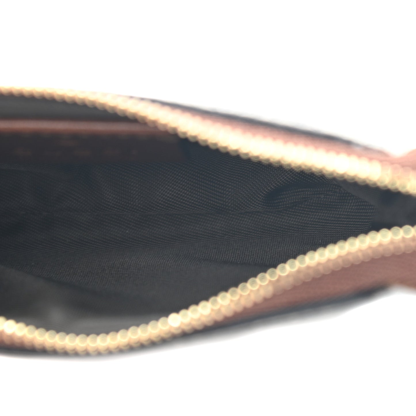 GG Supreme Monogram Key Case Brown