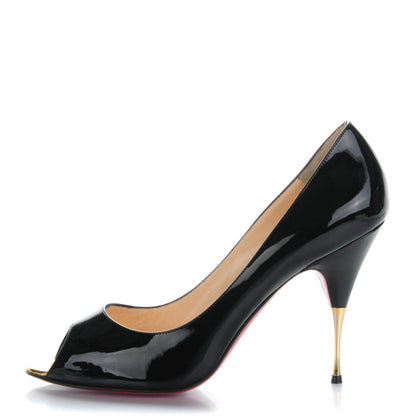 Christian Louboutin Patent Yoyospina 100 Pumps 41 Black 1 of 8