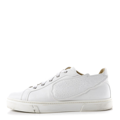 Hermes Calfskin Mens Wing Sneakers 41 White 1 of 9