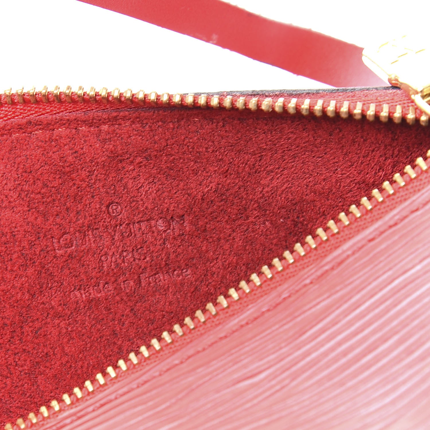 Louis Vuitton Epi Soufflot Pochette Castillan Red 7 of 10