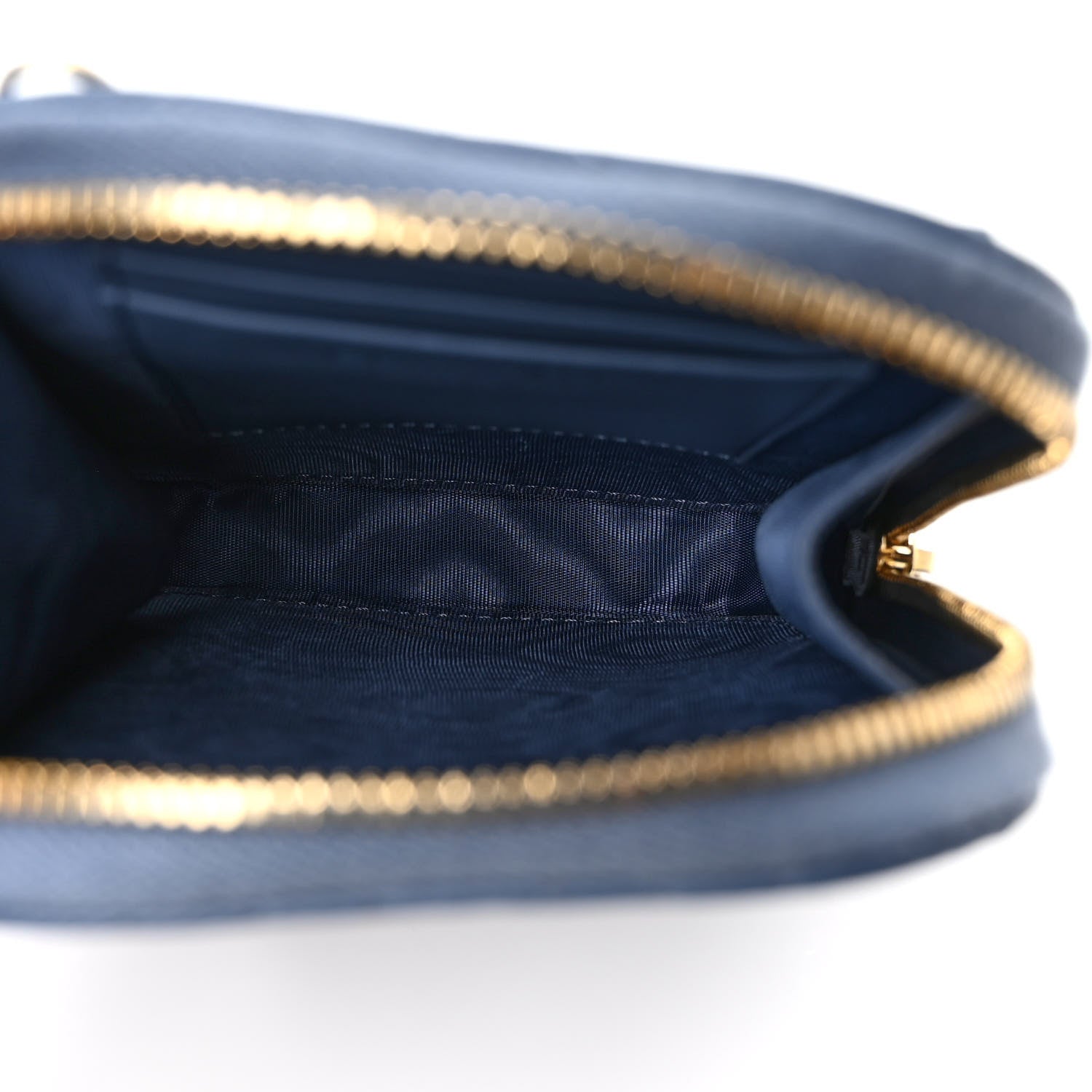 Christian Dior Lambskin Cannage Lady Dior Phone Holder Denim Blue 5 of 8