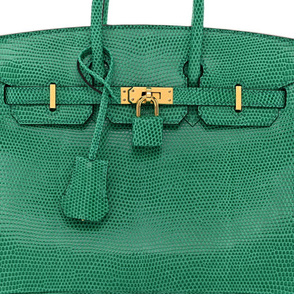 Hermes Lizard Birkin 25 Menthe 7 of 12
