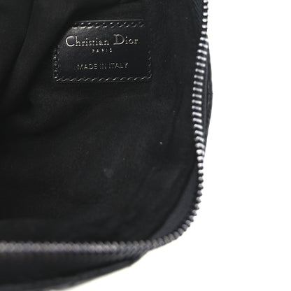Christian Dior Calfskin Macrocannage Mini Dior Caro Tulip Bag Black 6 of 9