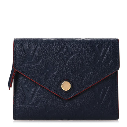 Louis Vuitton Empreinte Victorine Wallet Marine Rouge 1 of 11