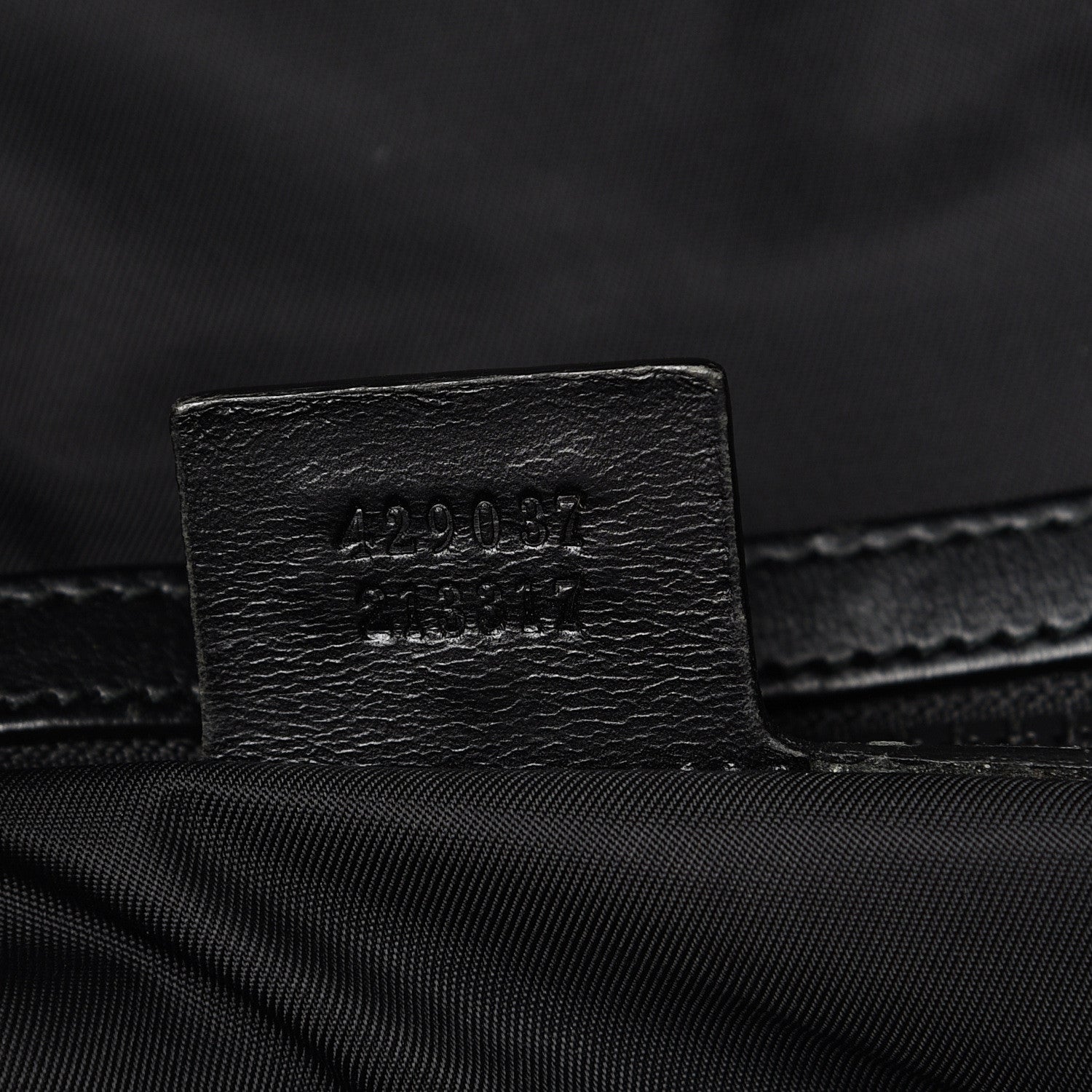 Gucci Techno Canvas Web Double Buckle Backpack Black 6 of 9