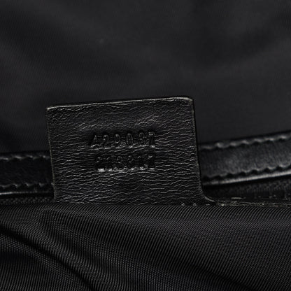 Gucci Techno Canvas Web Double Buckle Backpack Black 6 of 9