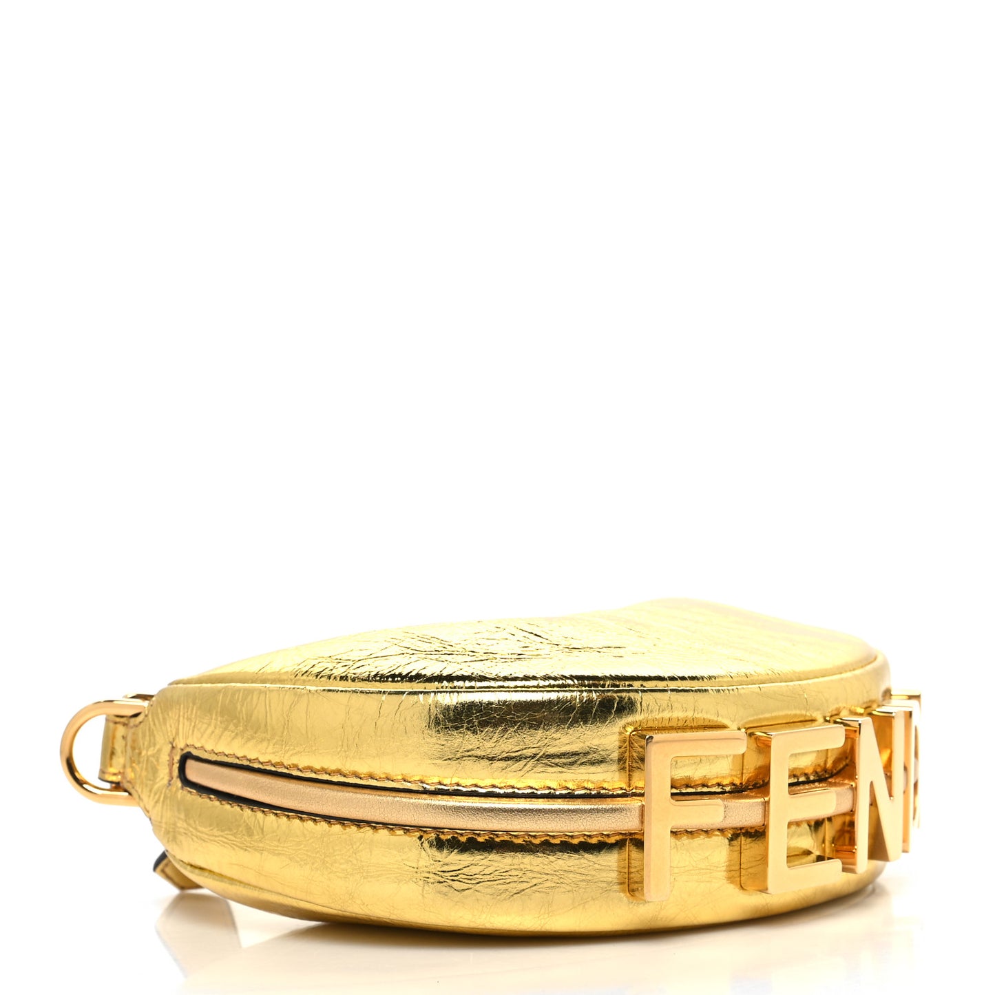 Rock Millenium Nano Fendigraphy Hobo Charm Gold