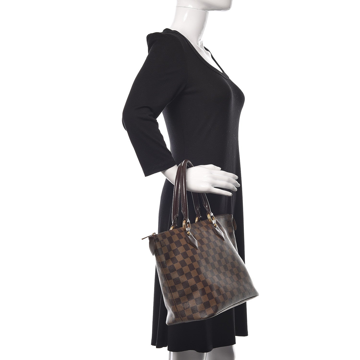 Louis Vuitton Damier Ebene Saleya PM 2 of 9