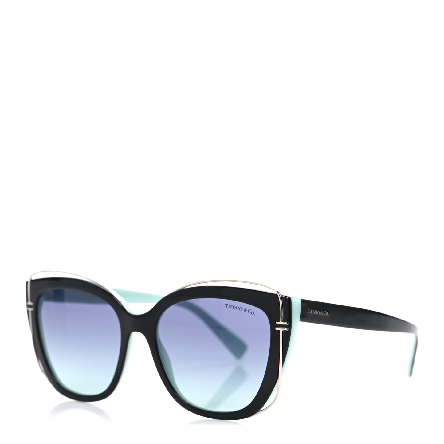 Acetate Metal TF4148 Sunglasses Black Blue