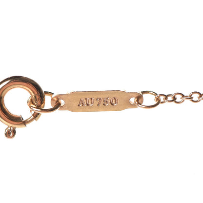 Tiffany 18K Yellow Gold Diamond Crown Key Pendant Necklace 7 of 9
