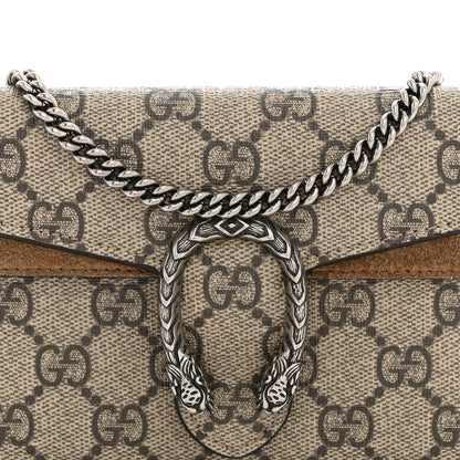Gucci GG Supreme Monogram Super Mini Dionysus Shoulder Bag Taupe 7 of 12