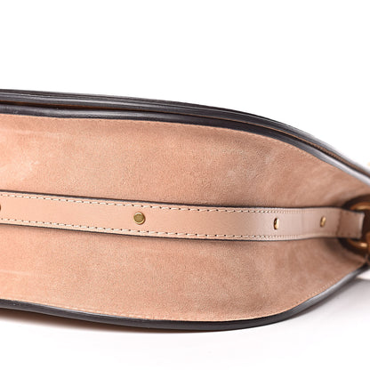 Chloe Calfskin Suede Medium Nile Bracelet Bag Biscotti Beige 9 of 9