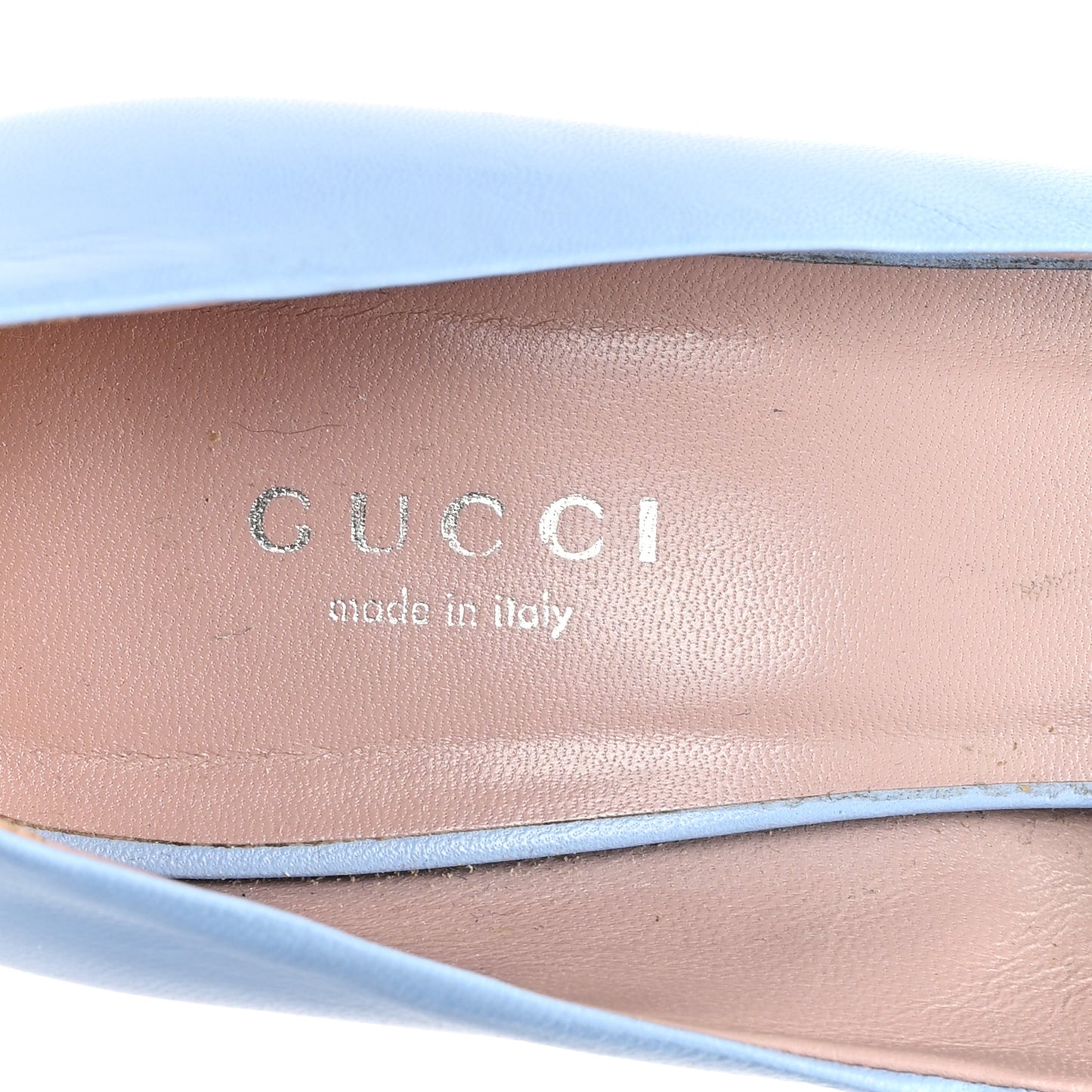 Malaga Kid Studded Cap Toe Coline Pumps 37.5 Mineral Blue