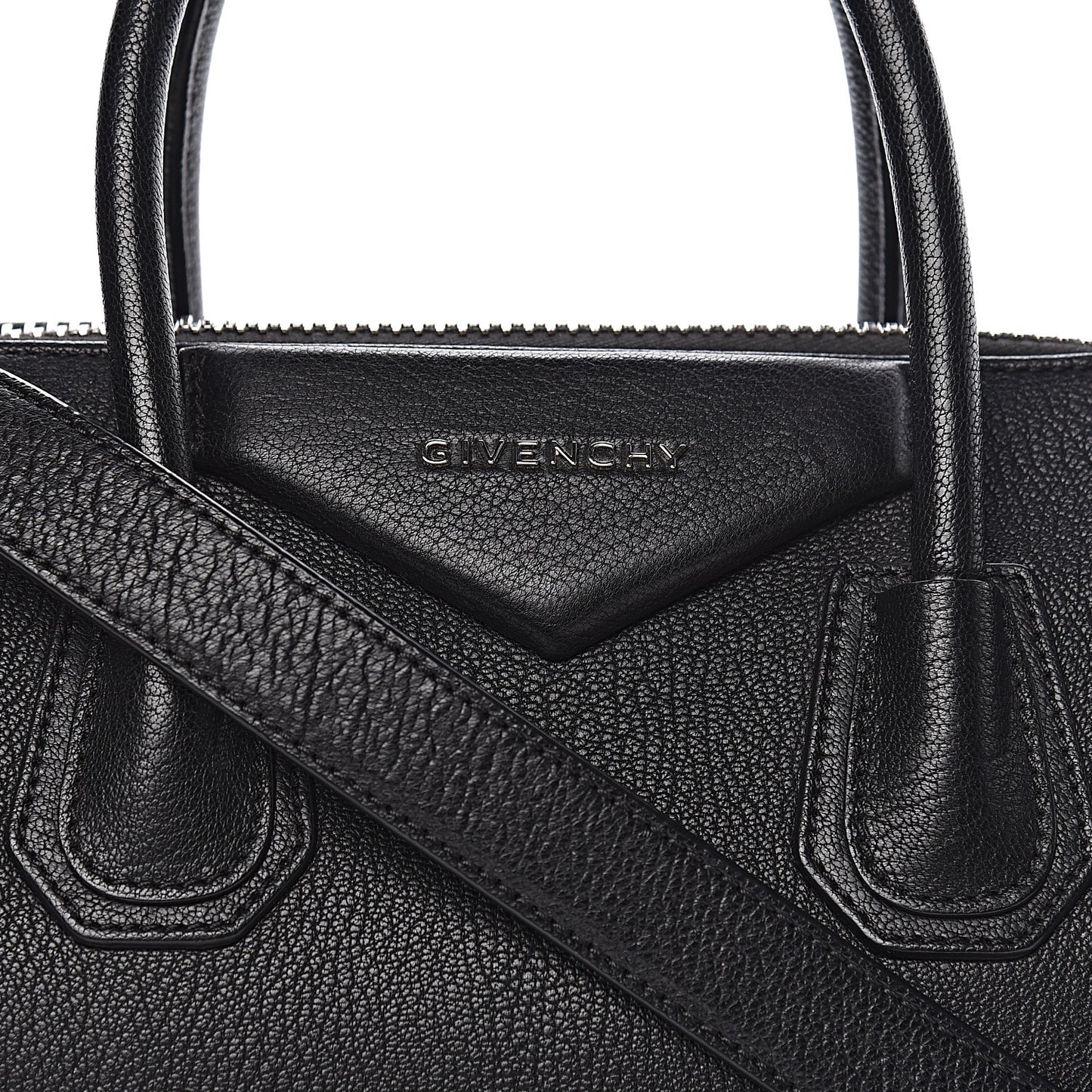 Sugar Goatskin Small Antigona Black