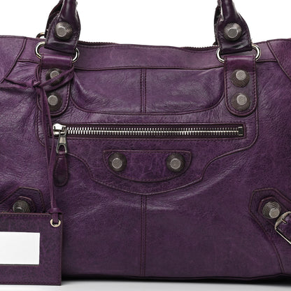 Balenciaga Agneau Giant 21 Silver Hardware Work Raisin 8 of 18