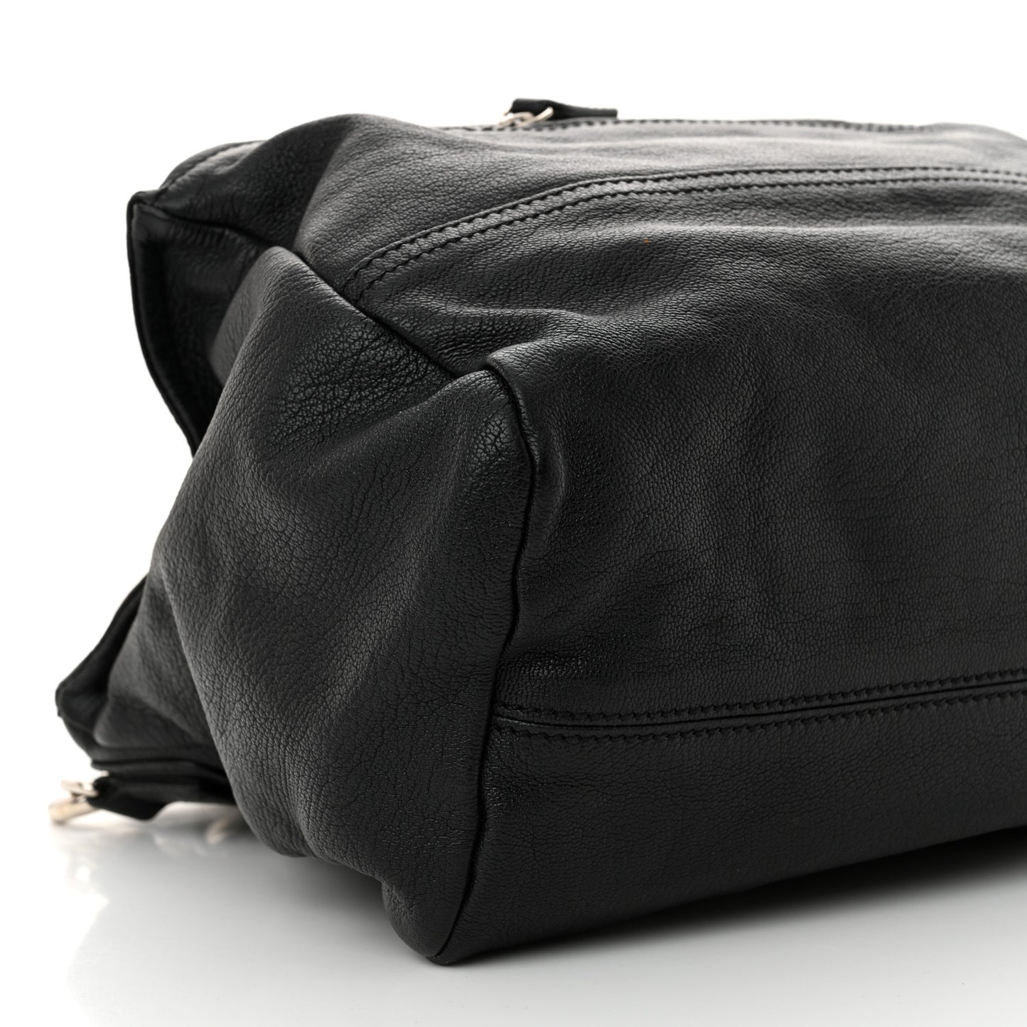 Sugar Goatskin Large Pandora Black