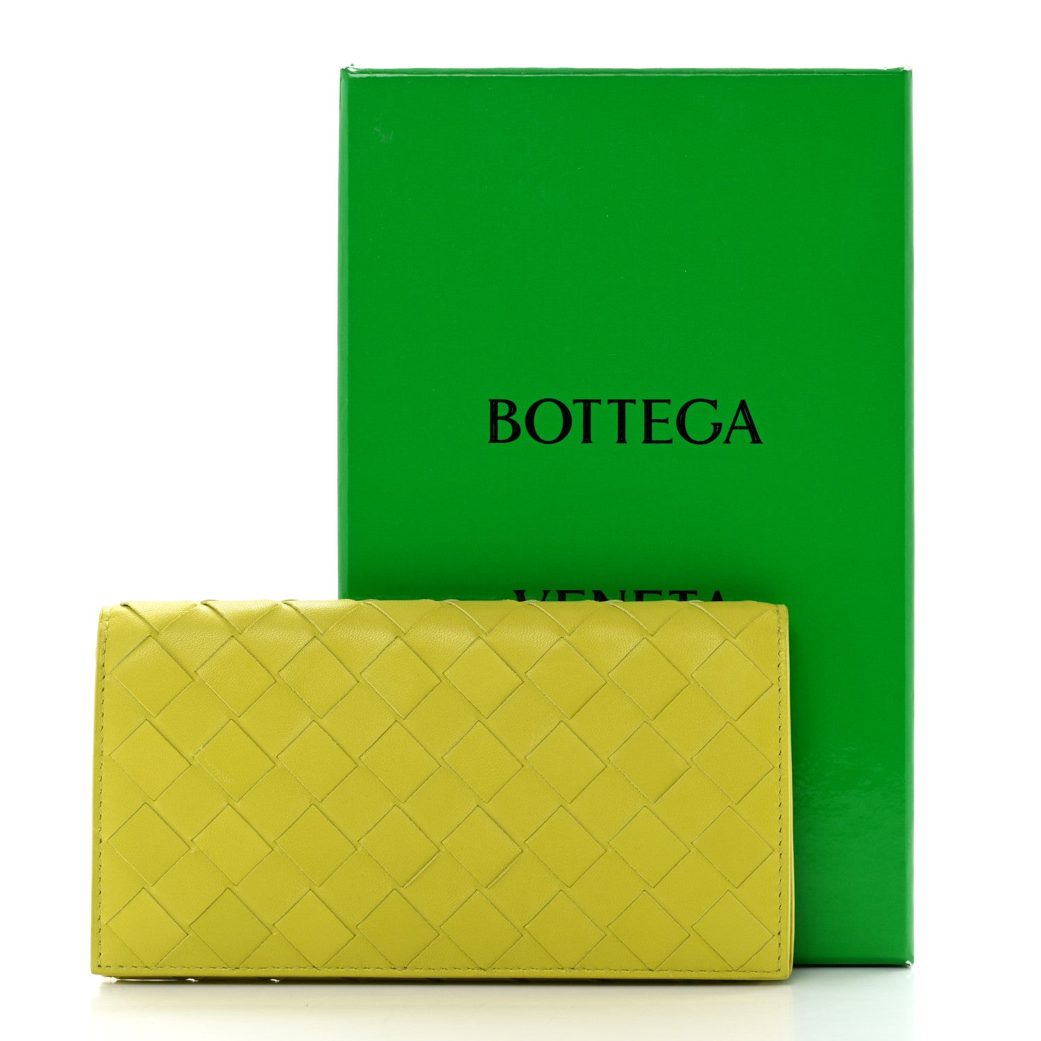 Bottega Veneta Nappa Intrecciato Zip Flap Wallet Kiwi 8 of 8