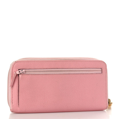 Chanel Caviar Large Timeless CC Zip Around Wallet Pink 3 of 15