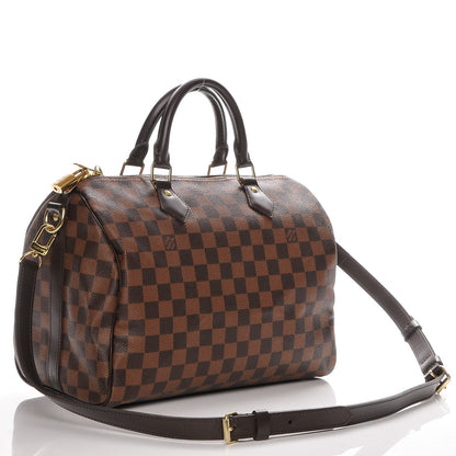 Louis Vuitton Damier Ebene Speedy Bandouliere 30 3 of 8