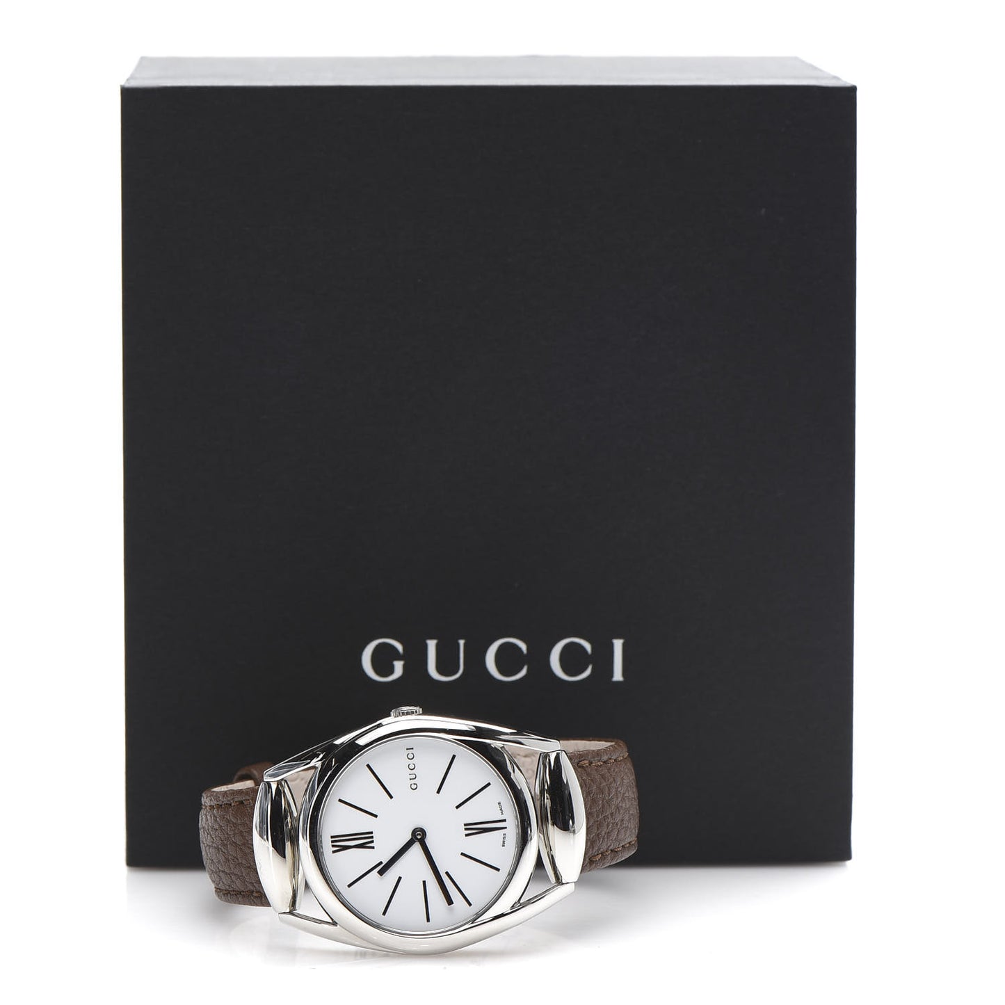Stainless Steel Calfskin 34mm Horsebit Quartz Watch